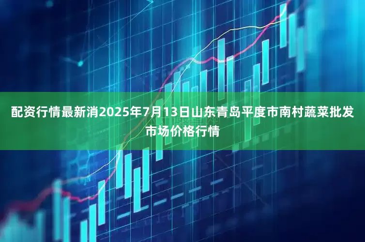 配资行情最新消2025年7月13日山东青岛平度市南村蔬菜批发市场价格行情